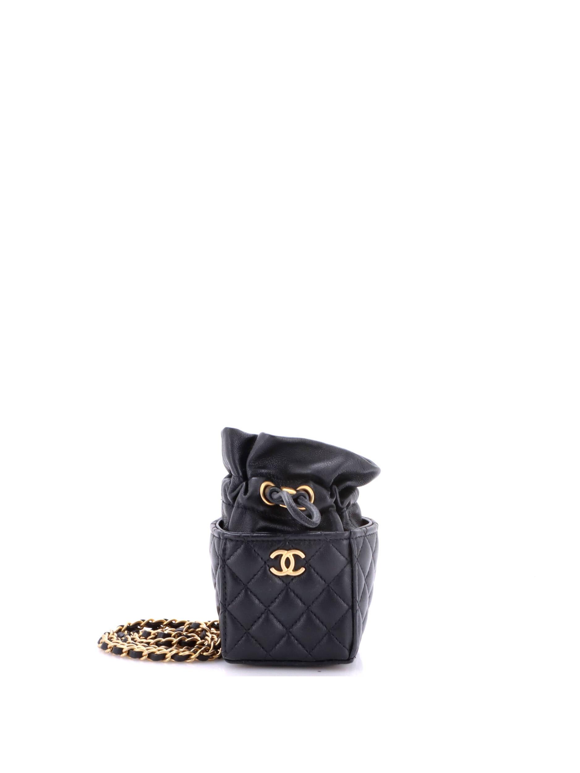 Chanel Drawstring Square Bucket Bag #316661c22b